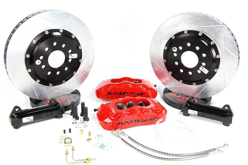 Barraging Beatdown (赤) CF Baer 14-inch FRONT Pro Plus Brake System for 1979-2004 Mustang