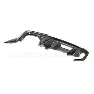 2018-2023 Mustang Type-OE Carbon Fiber Quad Tip Rear Diffuser (Anderson Composites)