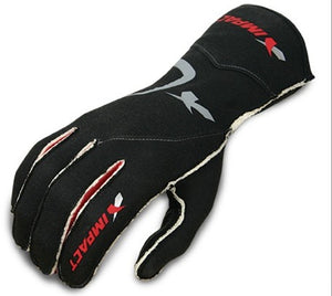 Impact Racing Alpha Driving Gloves Black 