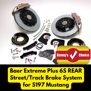 Baer Extreme + 6S REAR Street/Track Brake System for S197 Mustang